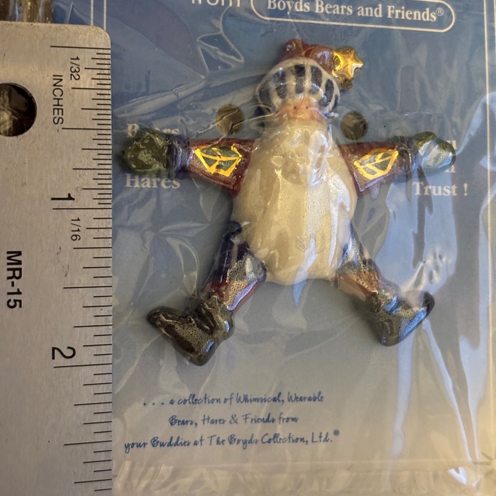 Boyds bears vintage Santa pin - Picture 2 of 4